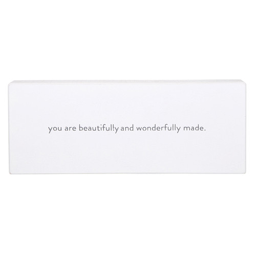 Small Case Word Board - You Are Beautifully And Wonderfully Made