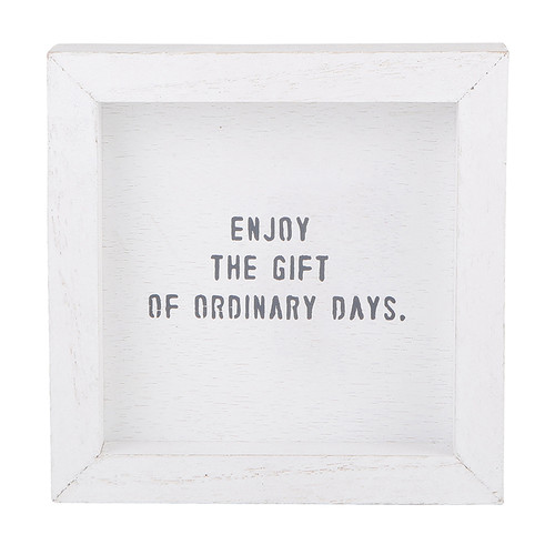 Petite Word Board - Enjoy The Gift Of An Ordinary Day