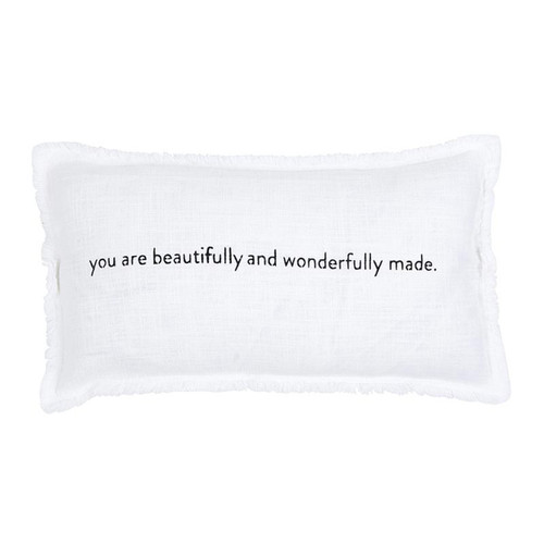 Medium Sofa Pillow - You Are Beautifully And Wonderfully Made