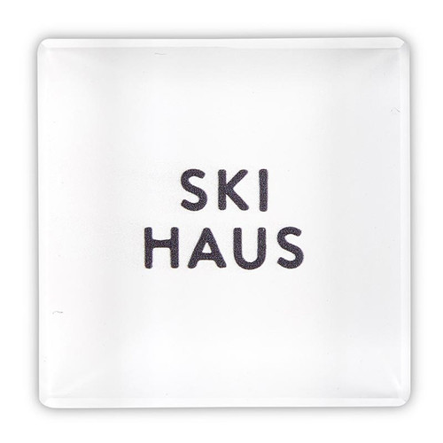 Face To Face Lucite Block - Ski Haus