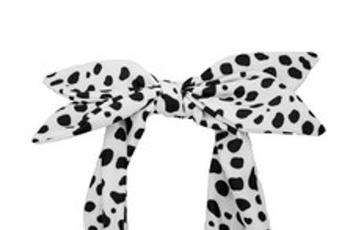 Bow Headband: DALMATION