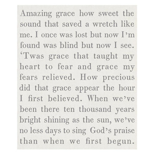 Face to Face Luxe Throw - Amazing Grace