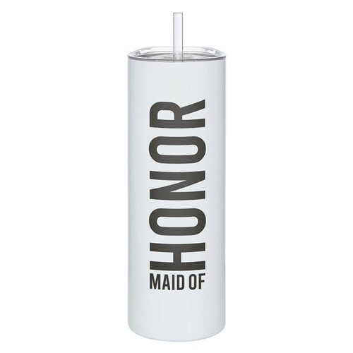 Matte Skinny Tumbler - Maid of Honor