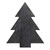 Black Christmas Tree Wood Board