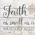 Box Sign - Faith as Small as a Mustard Seed
