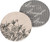 Car Coasters - Live Laugh Love Stencil Flowers
