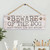 Hanging  Sign - Beware Dog Don’t Trust Cat