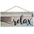 Hanging Sign - Relax Weathered Look