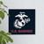 USMC Logo Pallet Decor