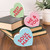 Wood Block Heart Set 3pc