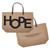 Hope - Jeremiah 29:11 - Extra Large Jute Tote