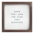 Merry Be Your Christmas Framed Art - When They Saw