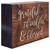 Block Sign - Grateful Thankful Blessed