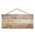 Light Wood Hanging Sign