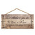 Light Wood Hanging Sign
