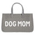 Grey Canvas Tote - Dog Mom