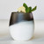Resin Stemless Wine Glass - Charcoal & White