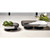 Resin Footed Mini Tray - Charcoal & White