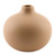 Matte Light Beige Ceramic Bud Vase