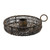 Woven Iron Taper Candleholder
