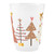 Gold Foil Frost Cups - Trees - Set of 8