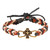 Filled Display - Woven Cross Charm Bracelets - 36 pcs