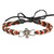 Filled Display - Woven Cross Charm Bracelets - 36 pcs