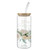 Glass Bamboo Bottle w/ Straw - Strong
