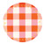 Melamine Appetizer Plates - Pink Plaid - 4ct