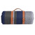 Fleece Blanket with Leather Tote Strap