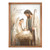 Holy Family Gold Framed Linen - Peace