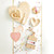 Mini Paulownia Wood Boards - Hearts - Set of 2