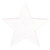 Nested White Enamel Star Trays - Set of 3