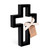 The Open Cross Collection - Black Open Cross - 8"H