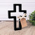 The Open Cross Collection - Black Open Cross - 8"H