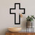 The Open Cross Collection 18" H Black Open Cross