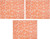Wrapping Paper Sheet - Modern Coral 3pk