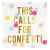 Foil Beverage Napkins - Calls For Confetti - 20ct