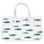 Canvas Tote - Coastal Fish