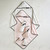 Hooded Towel - Blush with Bow