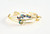 Crystal Bangle - Blue Cluster