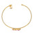Crystal Bangle - Hot Pink Cluster