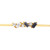 Crystal Bangle - Black Bar