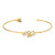 Wedding Crystal Bangle - Crystal Cluster