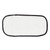 Plush Face Cloth Set - White with Black Trim