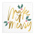 Foil Napkins - Make It Merry