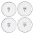 Appetizer Melamine Plates - All in Good Taste - Set of 4