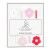 Acrylic Stir Sticks - Pink Flowers - Set of 4
