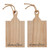 Mini Paulownia Charcuterie Boards - Set of 2