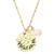 Hammered Pendant Necklace